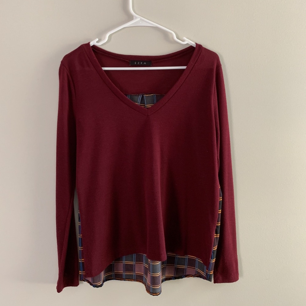 Merlot blouse